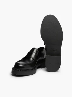 New G.H.BASS Albany Ii Saddle Loafers Black