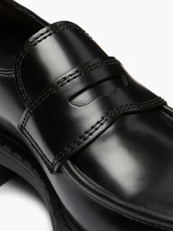 New G.H.BASS Albany Ii Saddle Loafers Black