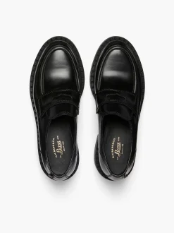 New G.H.BASS Albany Ii Saddle Loafers Black