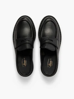 Discount G.H.BASS Albany Ii Saddle Slides Black