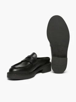Discount G.H.BASS Albany Ii Saddle Slides Black