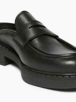 Discount G.H.BASS Albany Ii Saddle Slides Black