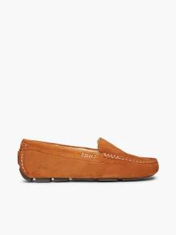 New G.H.BASS Buffalo Moccasin Slippers Chestnut Tan