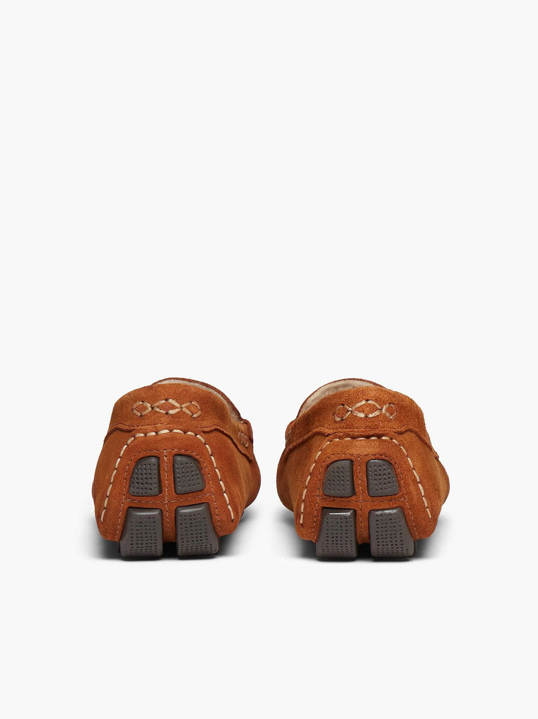 New G.H.BASS Buffalo Moccasin Slippers Chestnut Tan