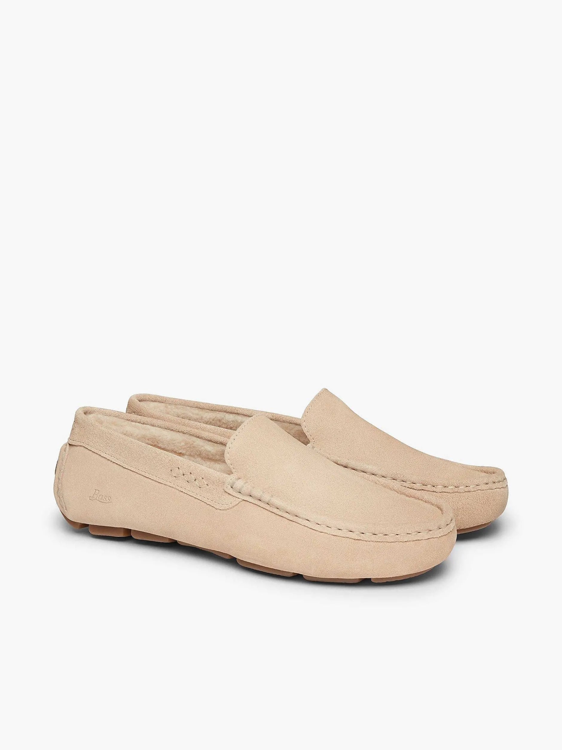 Online G.H.BASS Buffalo Moccasin Slippers Earth Nubuck