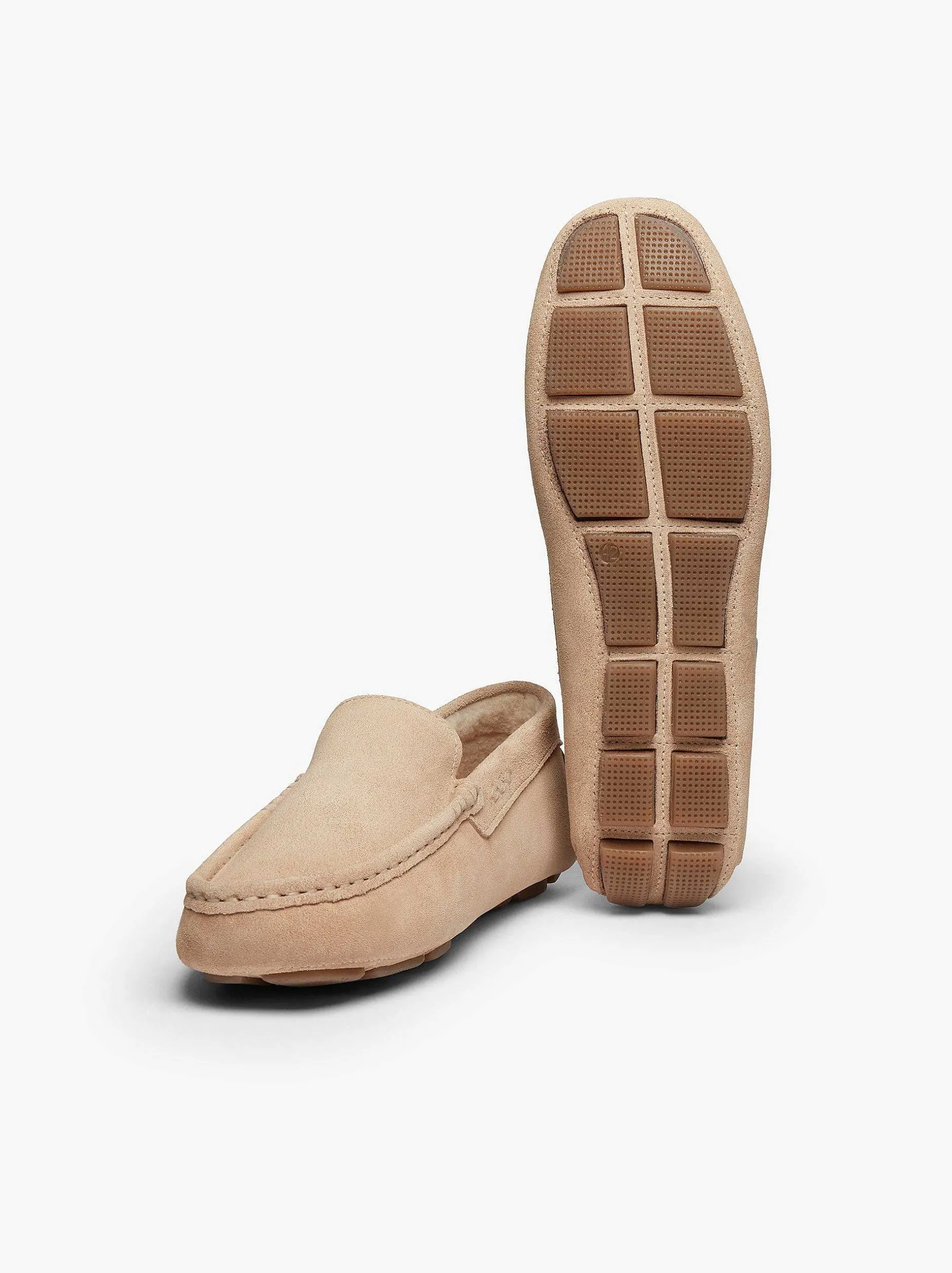Online G.H.BASS Buffalo Moccasin Slippers Earth Nubuck