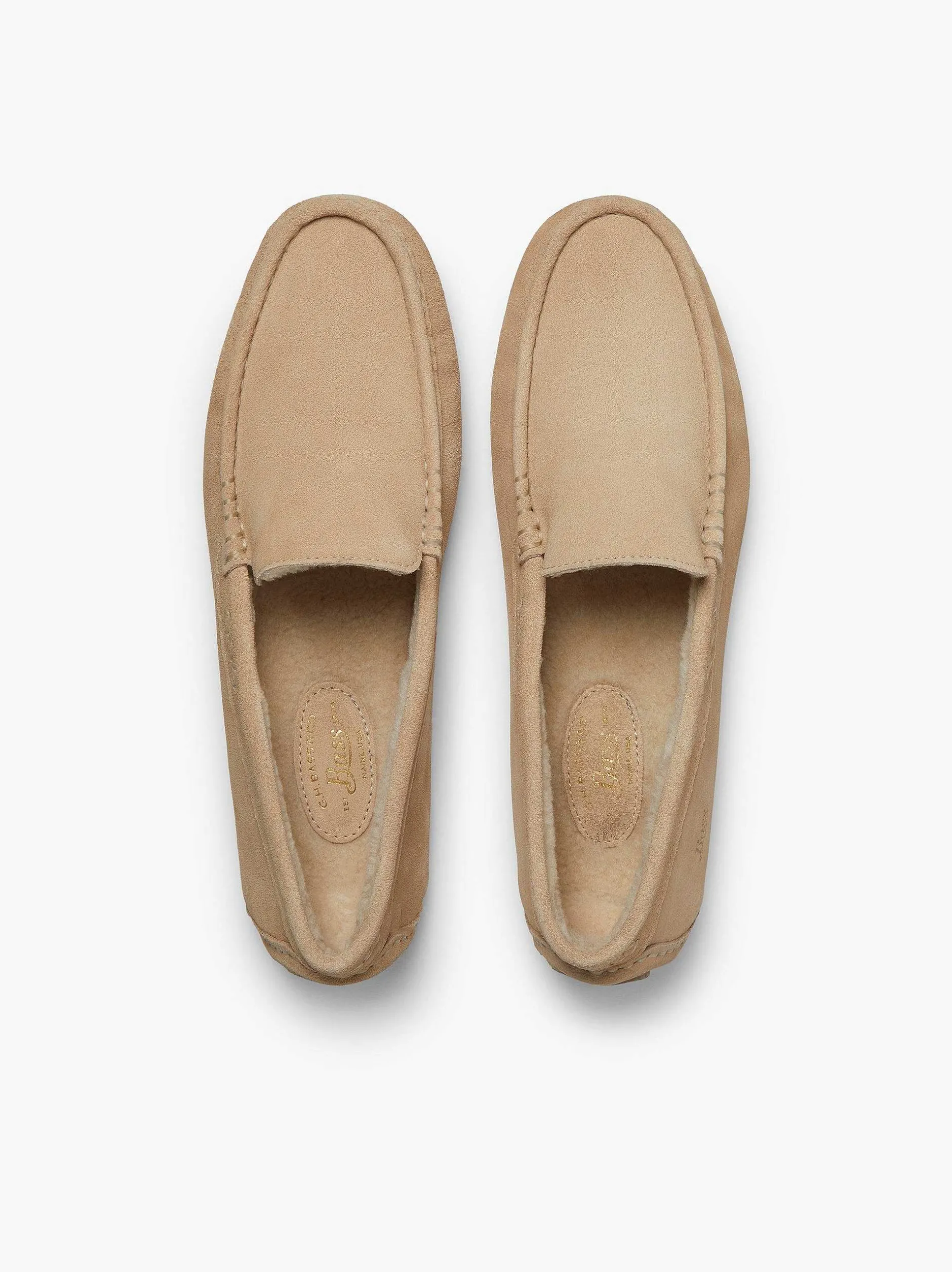 Online G.H.BASS Buffalo Moccasin Slippers Earth Nubuck