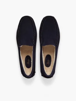 Clearance G.H.BASS Buffalo Moccasin Slippers Navy