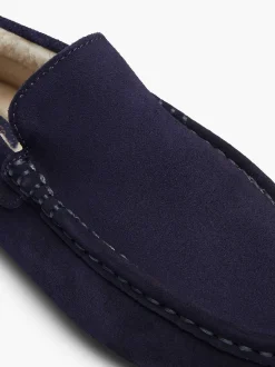 Clearance G.H.BASS Buffalo Moccasin Slippers Navy