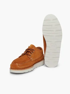 Outlet G.H.BASS Camp Moc Iii Lyndon 4-Eye Moccasin Tan Suede