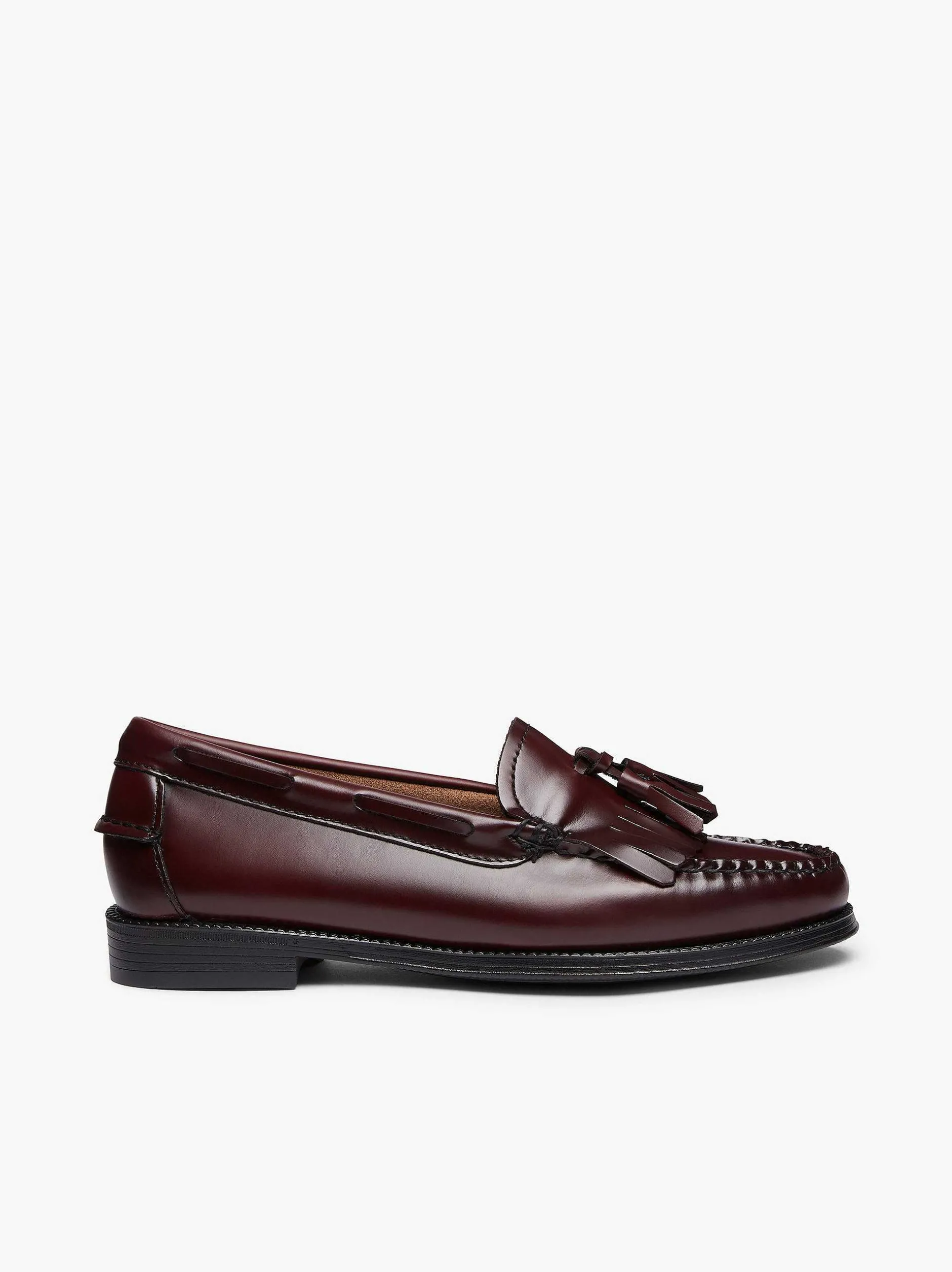 G.H.BASS Easy Weejuns Esther Kiltie Tassel Loafers Wine