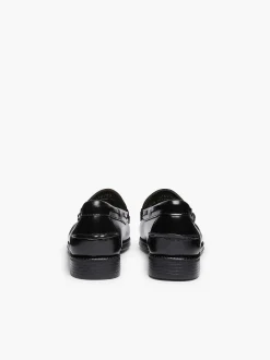 G.H.BASS Easy Weejuns Esther Kiltie Tassel Loafers Black