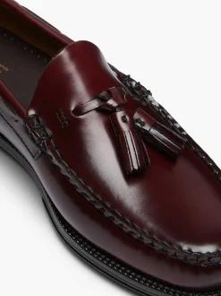 Clearance G.H.BASS Easy Weejuns Larkin Tassel Loafers Wine