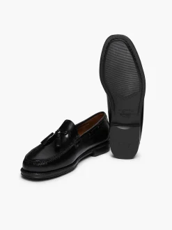 Clearance G.H.BASS Easy Weejuns Larkin Tassel Loafers Black