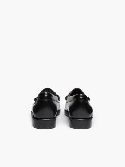 New G.H.BASS Easy Weejuns Lianna Horsebit Loafers Black