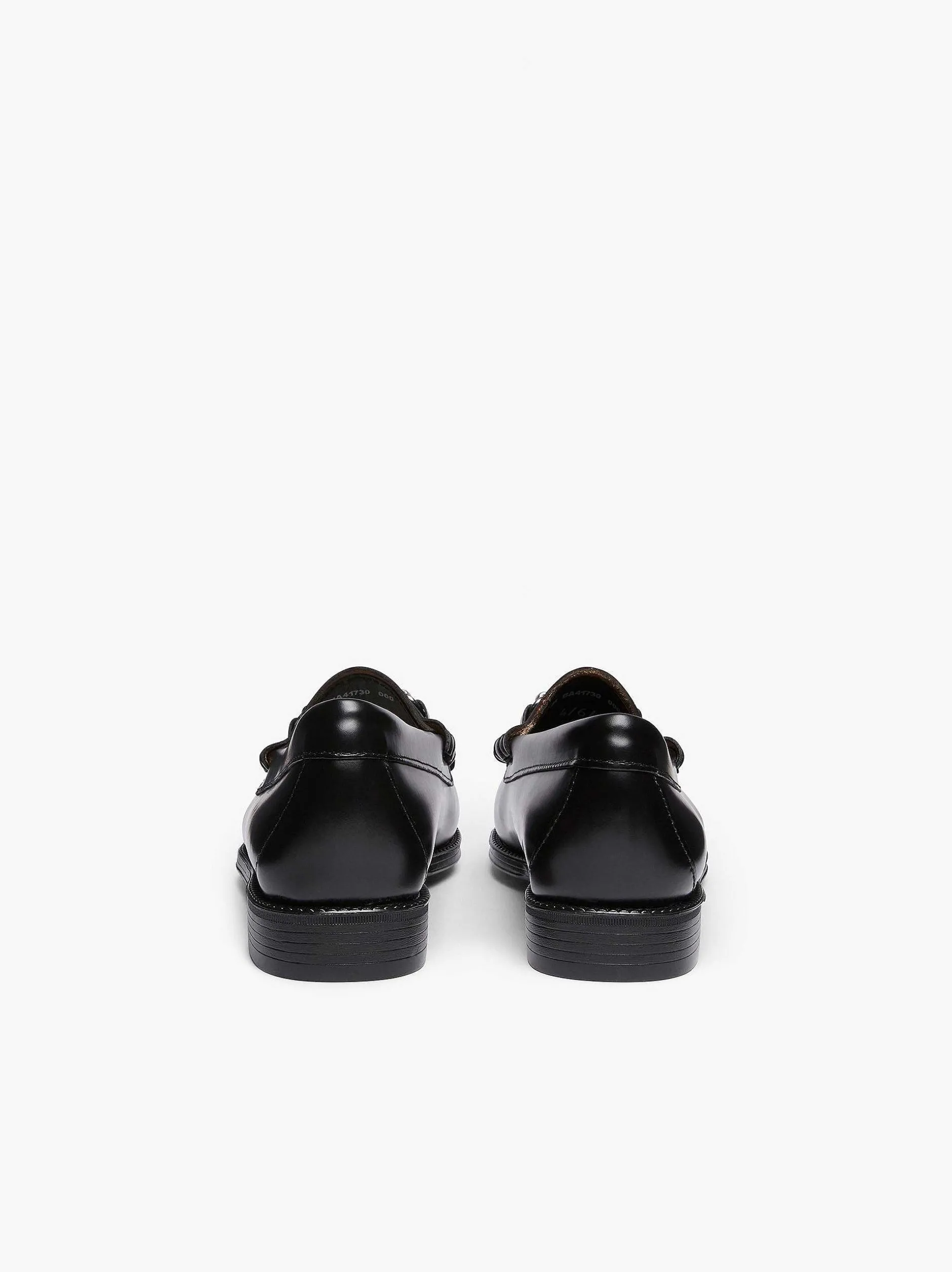 New G.H.BASS Easy Weejuns Lianna Horsebit Loafers Black