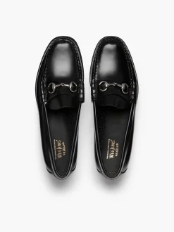 New G.H.BASS Easy Weejuns Lincoln Penny Loafers Black