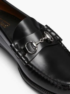 New G.H.BASS Easy Weejuns Lincoln Penny Loafers Black