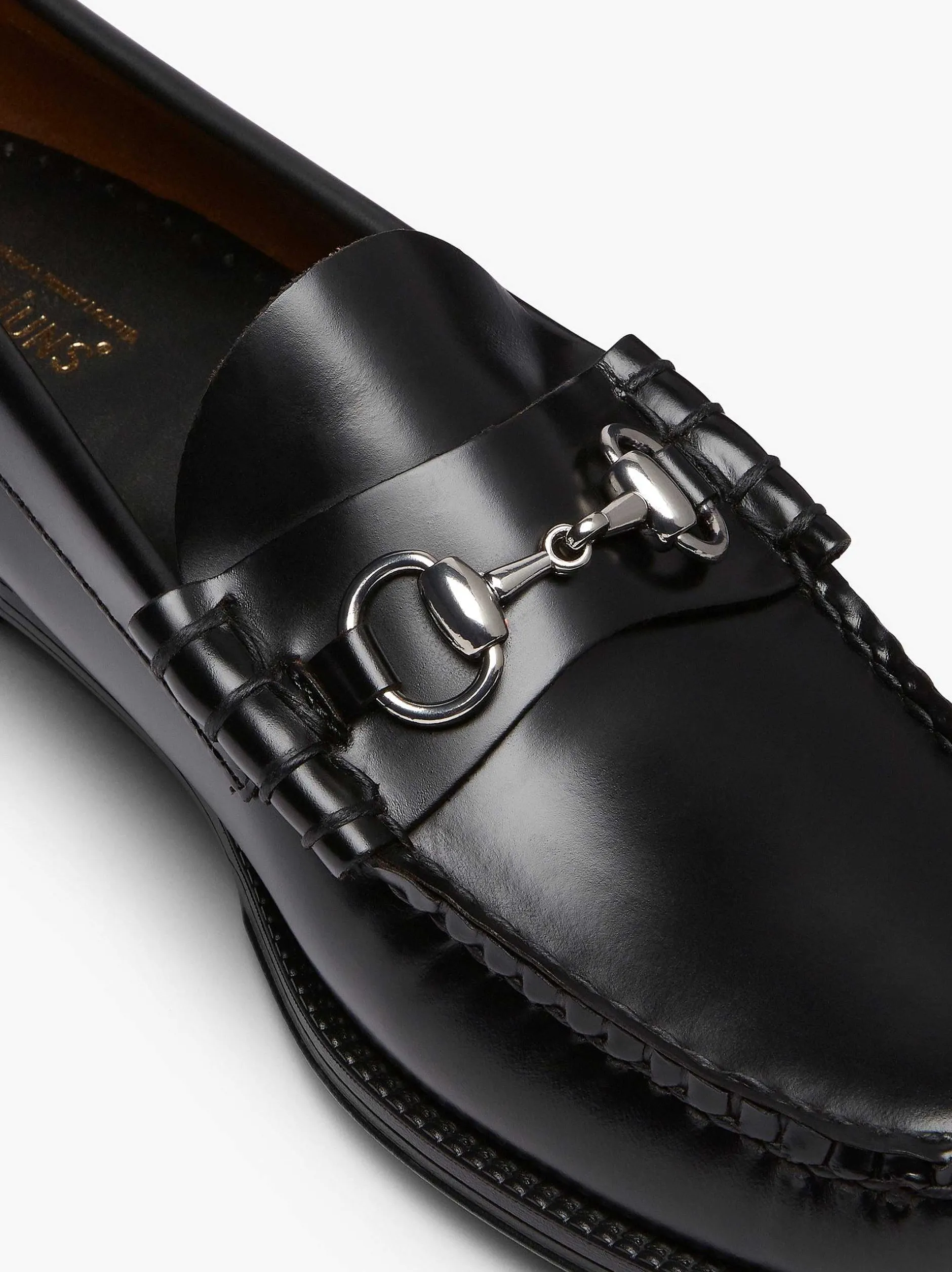 New G.H.BASS Easy Weejuns Lincoln Penny Loafers Black
