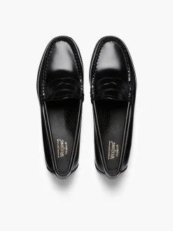 Outlet G.H.BASS Easy Weejuns Penny Loafers Black