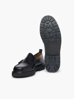 Clearance G.H.BASS G.H. Bass X Fred Perry Weejuns 90S Larson Penny Black