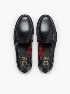 Clearance G.H.BASS G.H. Bass X Fred Perry Weejuns 90S Larson Penny Black