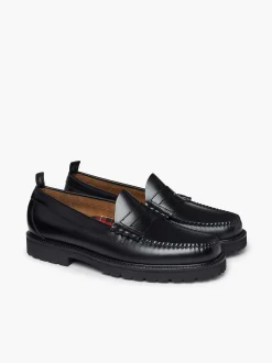 Clearance G.H.BASS G.H. Bass X Fred Perry Weejuns 90S Larson Penny Black