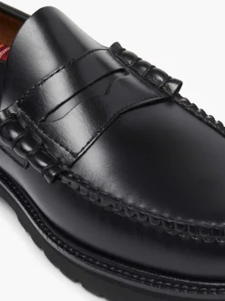 Clearance G.H.BASS G.H. Bass X Fred Perry Weejuns 90S Larson Penny Black