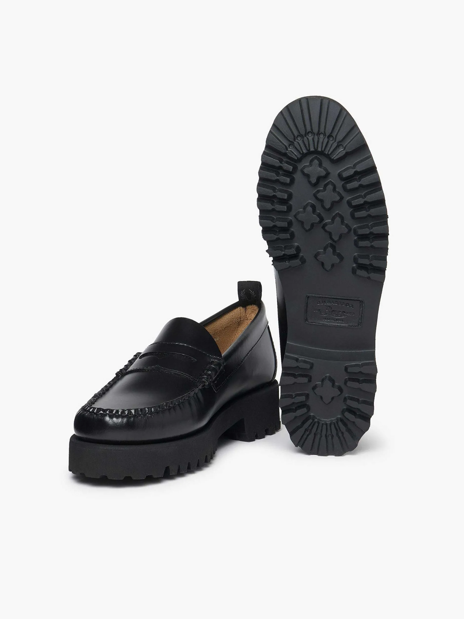 Discount G.H.BASS G.H Bass X Fred Perry Weejuns 90S Penny Black