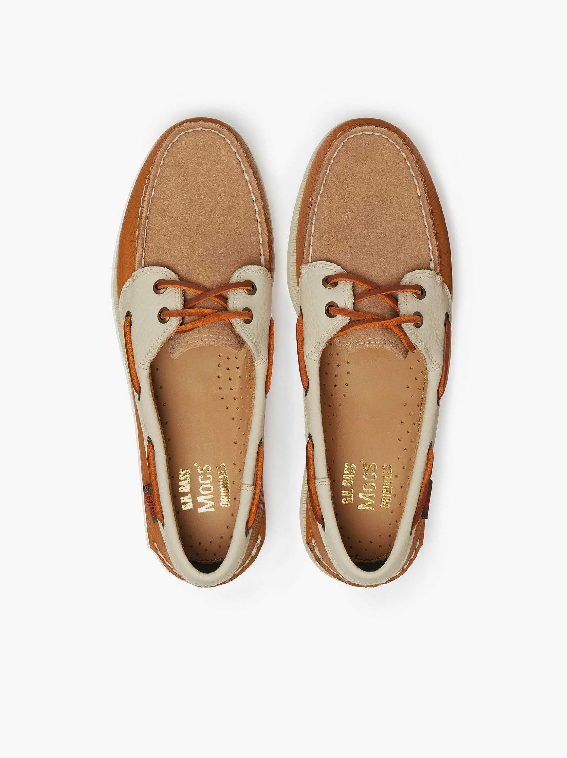 Sale G.H.BASS Jetty Iii 2 Eye Boat Shoes Tan