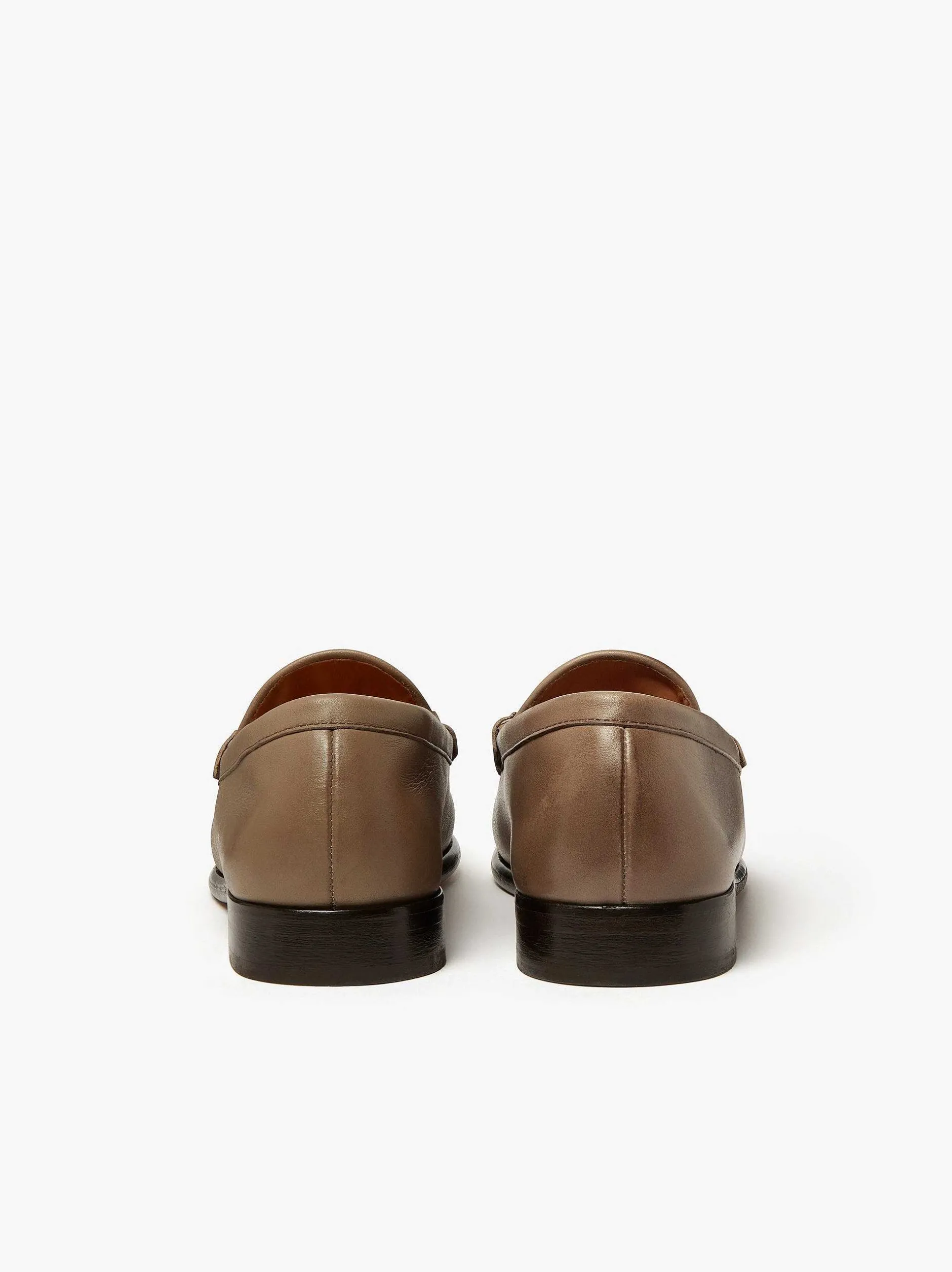 Clearance G.H.BASS Panama Lianna Saddle Bar Loafers Taupe