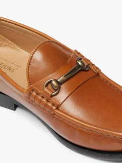 Discount G.H.BASS Panama Lianna Saddle Bar Loafers Tan