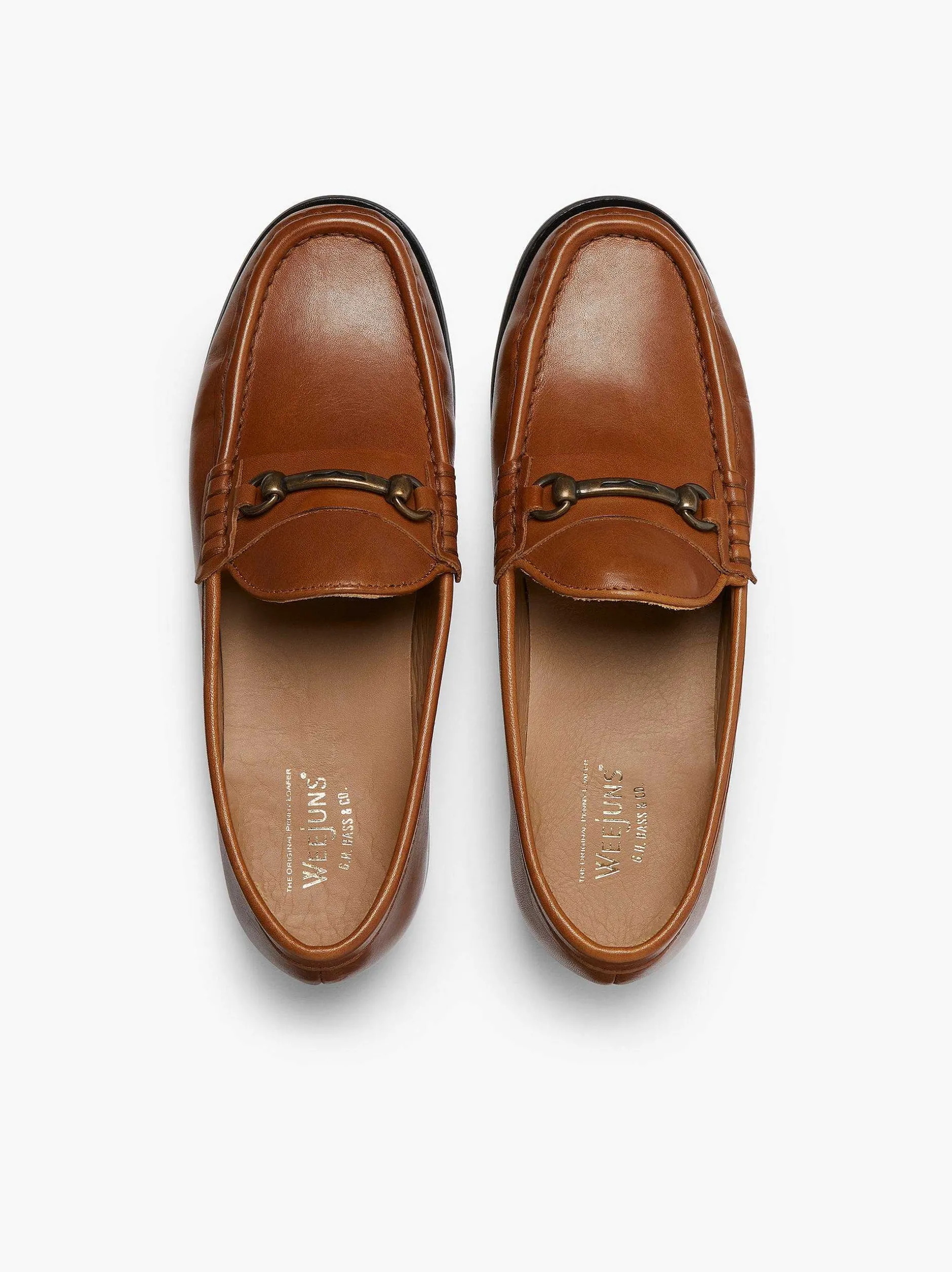Discount G.H.BASS Panama Lianna Saddle Bar Loafers Tan
