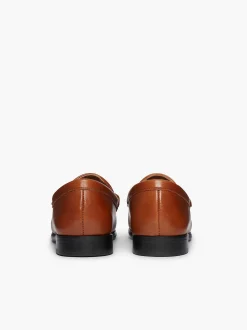 Discount G.H.BASS Panama Lianna Saddle Bar Loafers Tan