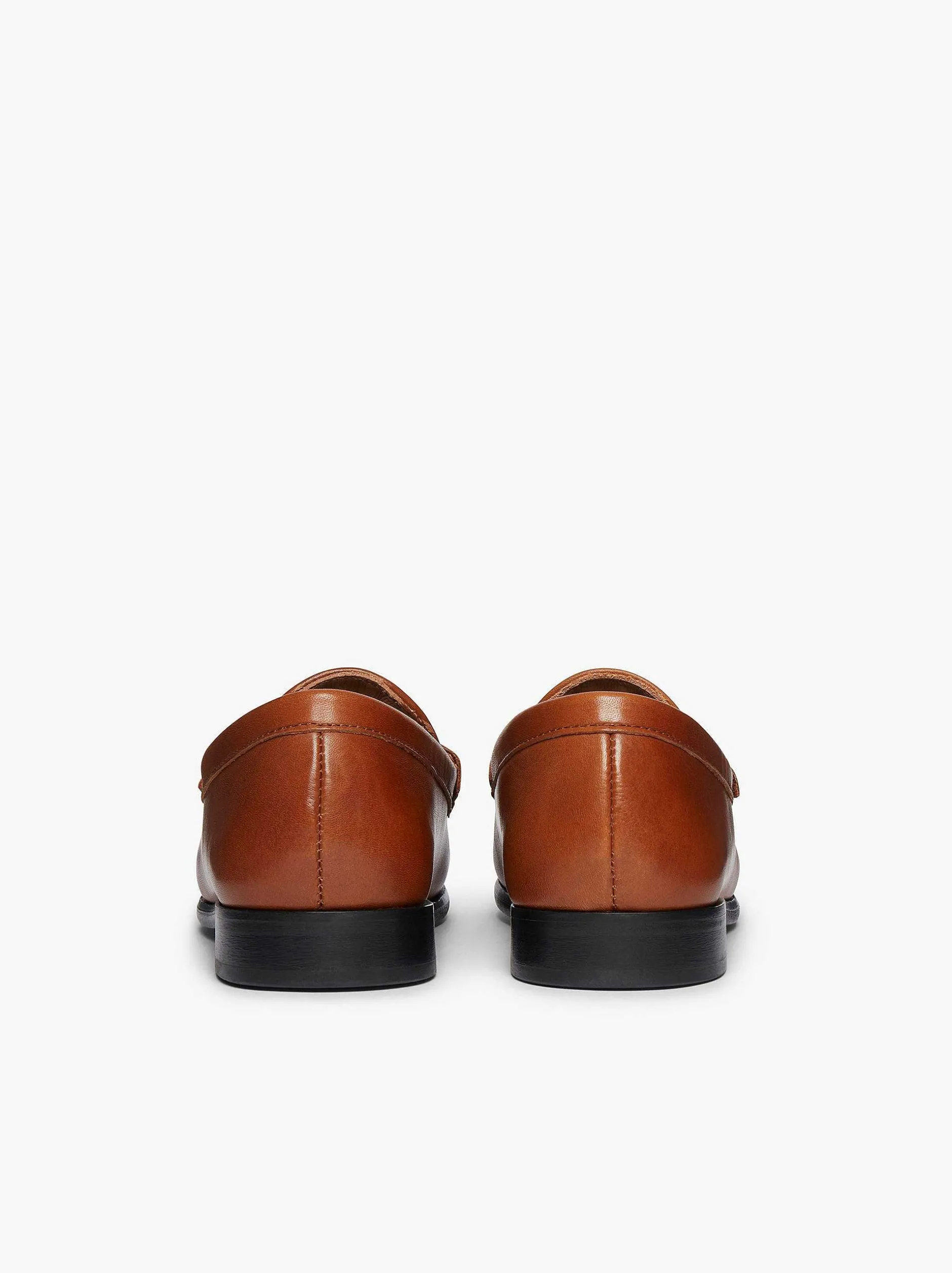 Discount G.H.BASS Panama Lianna Saddle Bar Loafers Tan