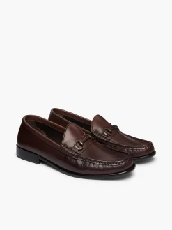 Hot G.H.BASS Panama Lincoln Saddle Bar Loafers Brown