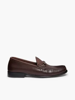 Hot G.H.BASS Panama Lincoln Saddle Bar Loafers Brown