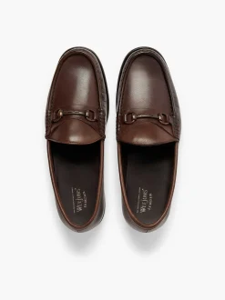 Hot G.H.BASS Panama Lincoln Saddle Bar Loafers Brown