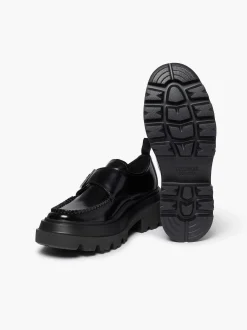 Online G.H.BASS Platform Lug Derby Black