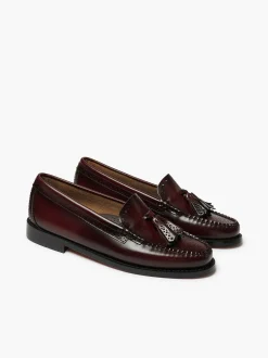 Sale G.H.BASS Weejuns Estelle Brogue Tassel Loafers Wine