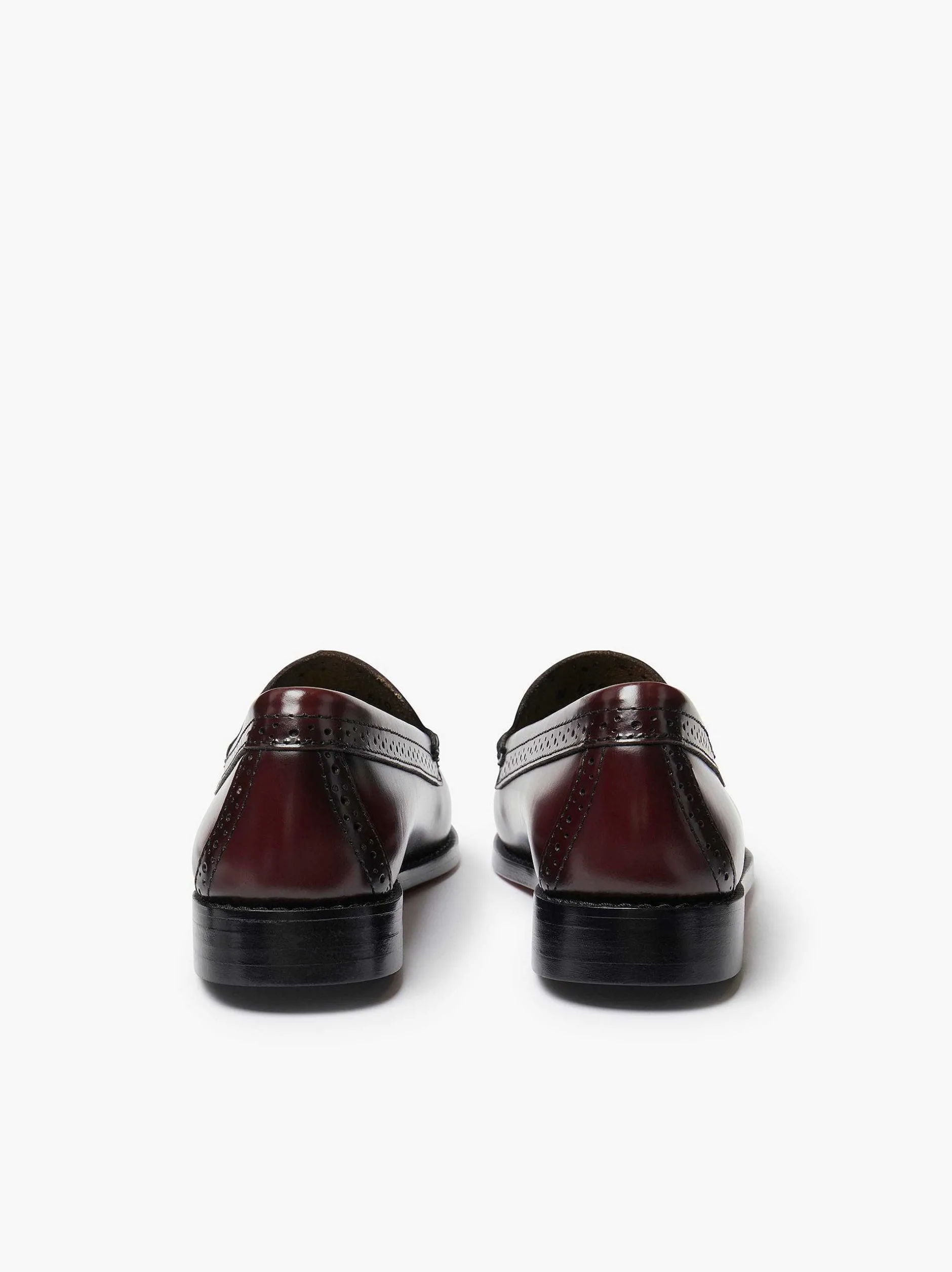 Sale G.H.BASS Weejuns Estelle Brogue Tassel Loafers Wine