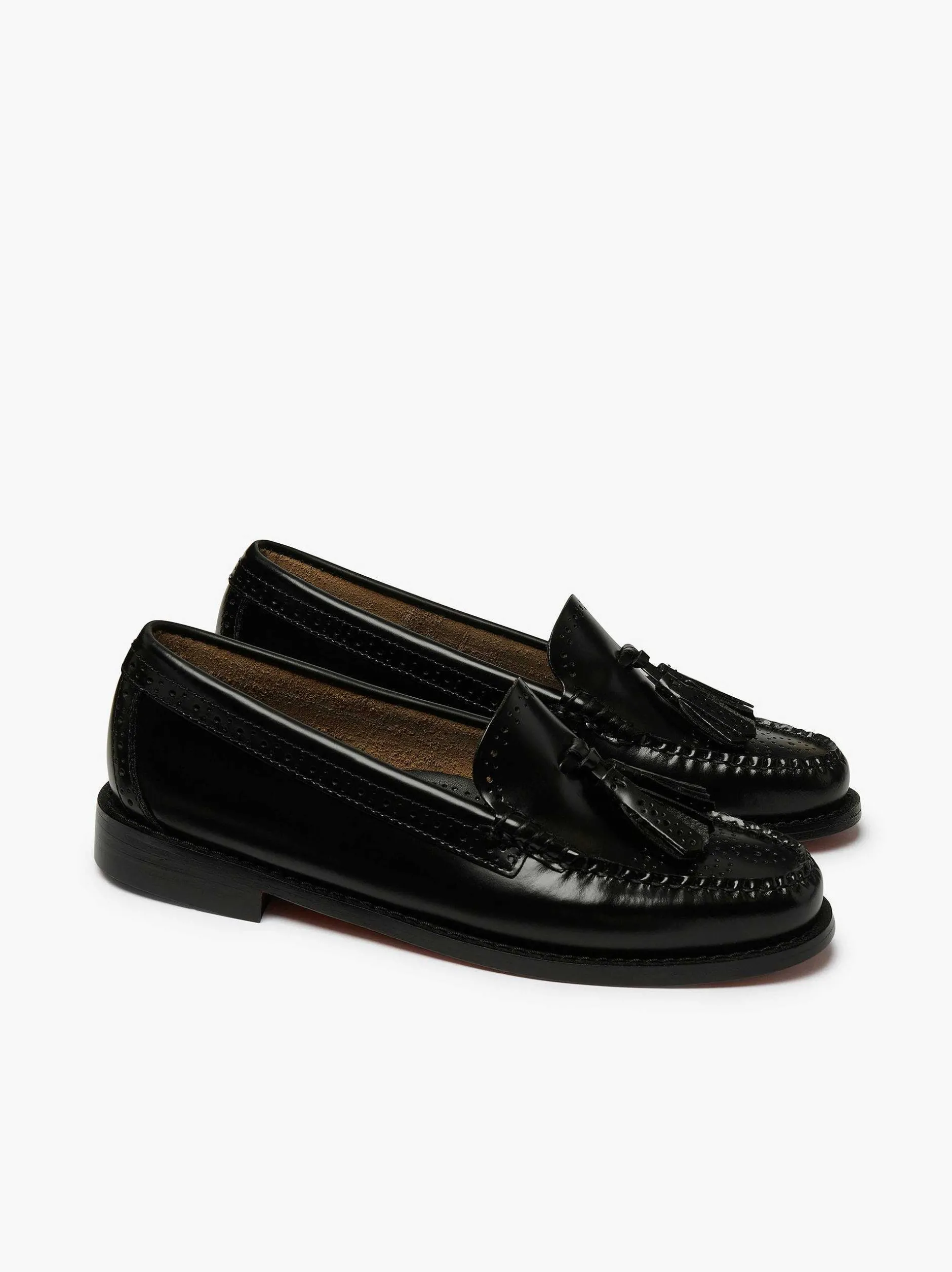 Outlet G.H.BASS Weejuns Estelle Brogue Tassel Loafers Black