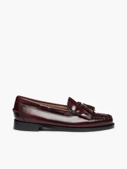 Clearance G.H.BASS Weejuns Esther Kiltie Tassel Loafers Wine