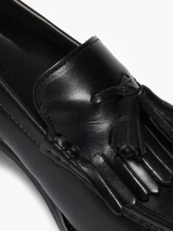 New G.H.BASS Weejuns Kiltie Tassel Heels Black