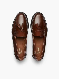 Outlet G.H.BASS Weejuns Larkin Tassel Loafers Brown
