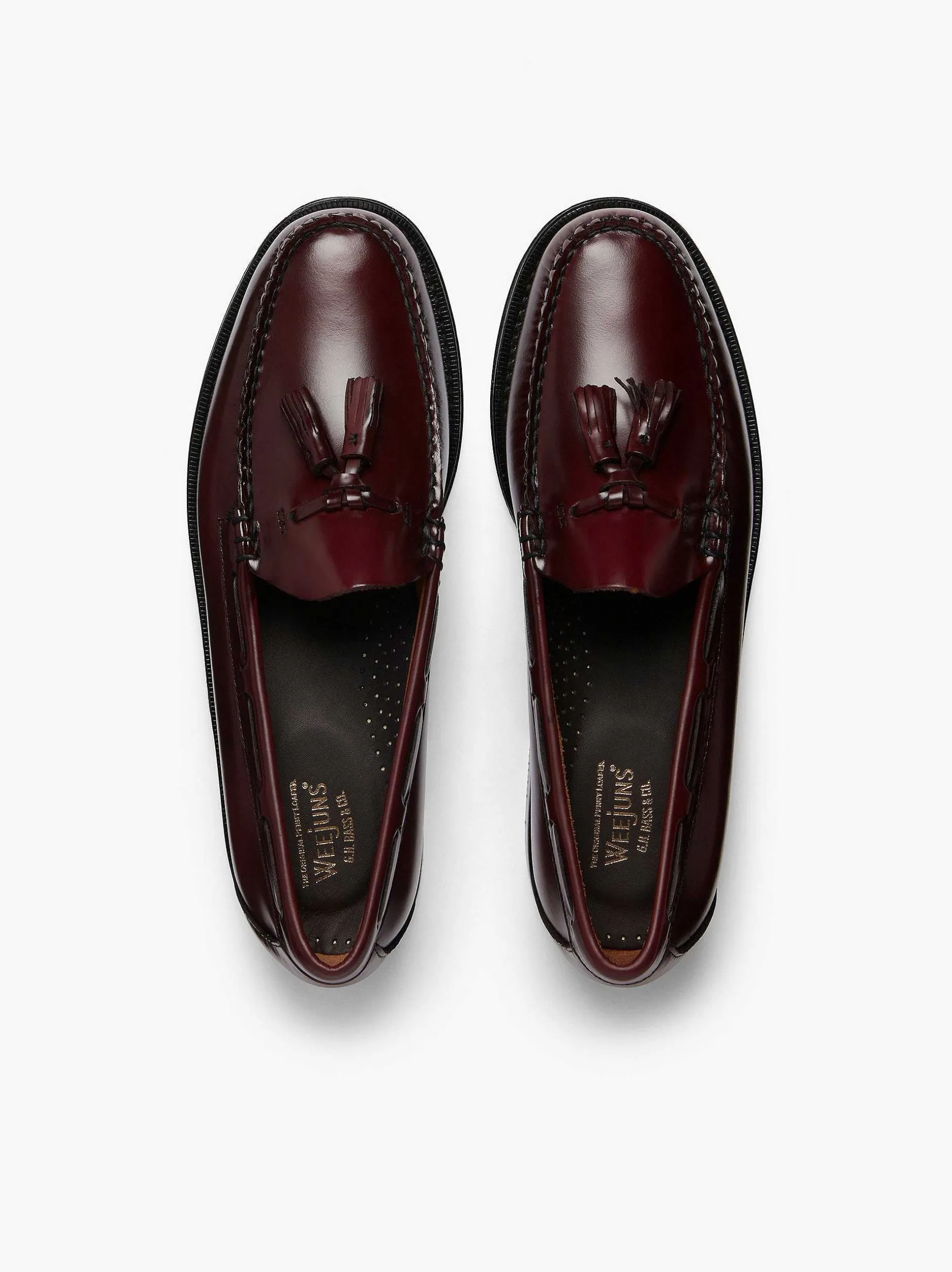 Sale G.H.BASS Weejuns Larkin Tassel Loafers Wine