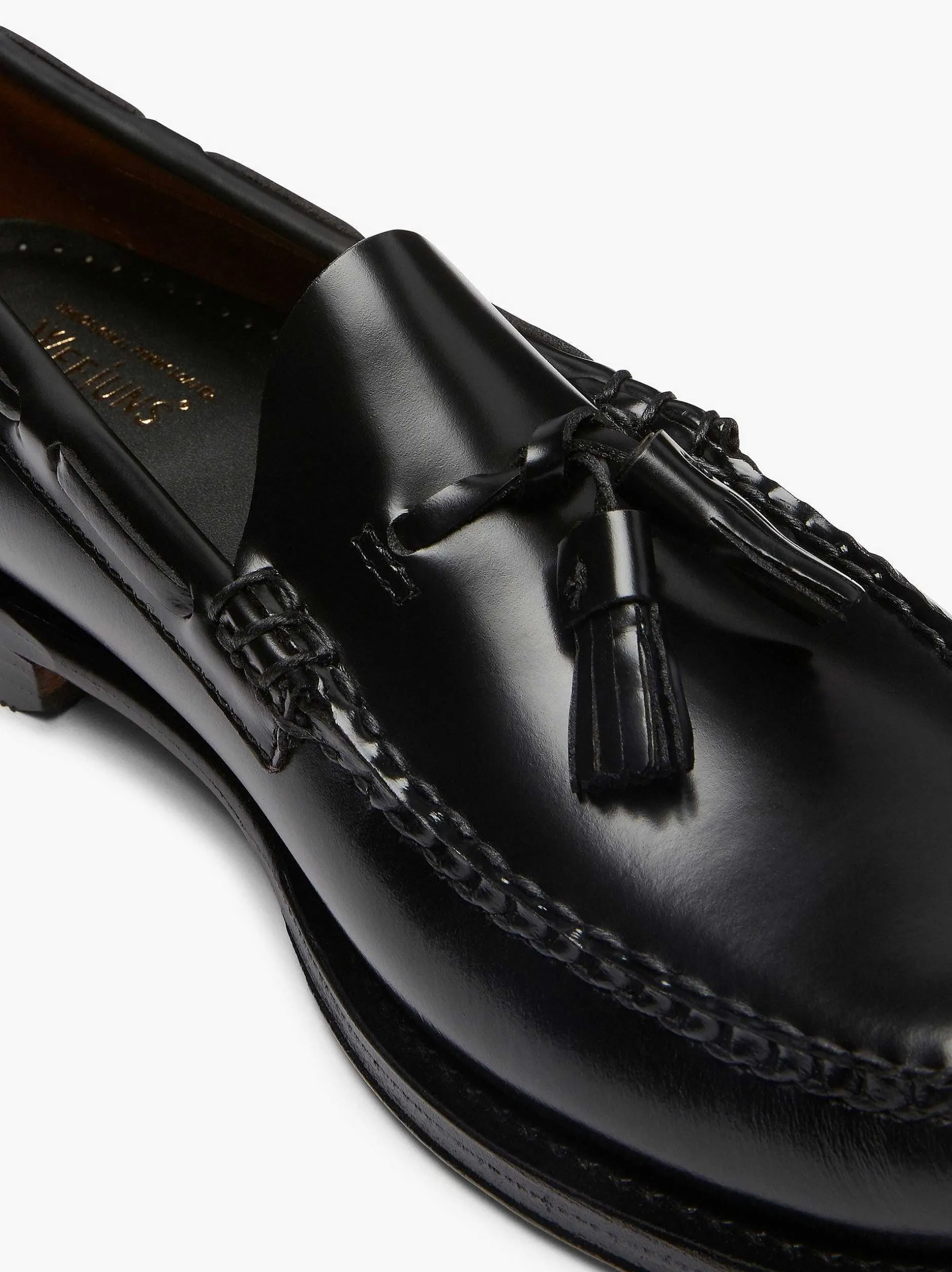 Sale G.H.BASS Weejuns Larkin Tassel Loafers Black