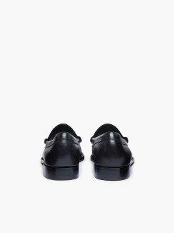 Clearance G.H.BASS Weejuns Larson Letterman Penny Loafers Black