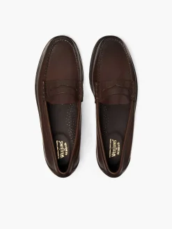 Online G.H.BASS Weejuns Larson Penny Loafers Chocolate
