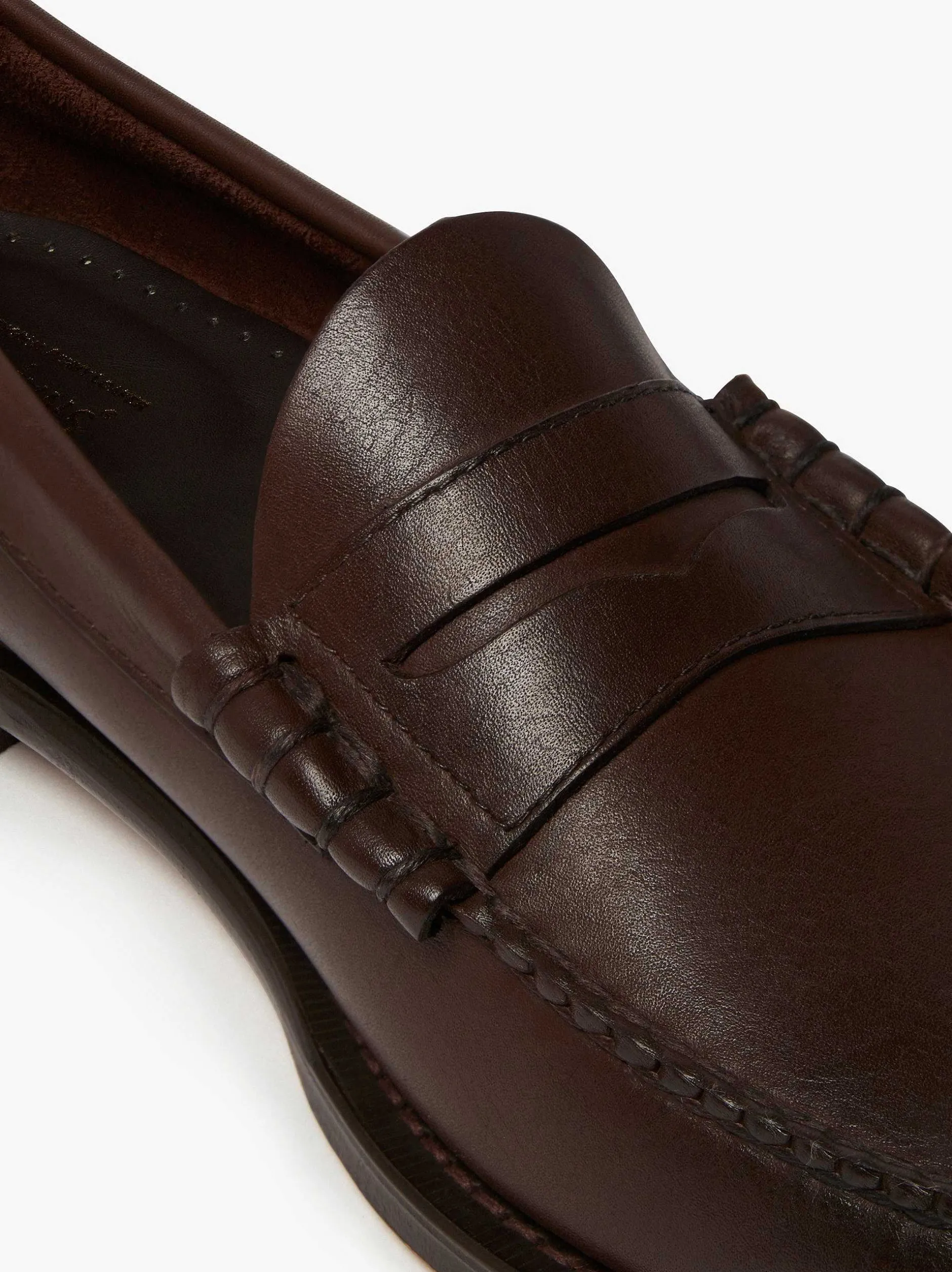 Online G.H.BASS Weejuns Larson Penny Loafers Chocolate